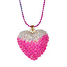 Sparkly Pendant Necklace - Pink Poppy Australia