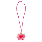 Hand Painted Wooden Bead Pixie Flower Necklace - Pink Poppy Australia