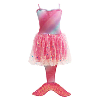 Mermazing Mermaid Dress With Tail - Pink Poppy Australia