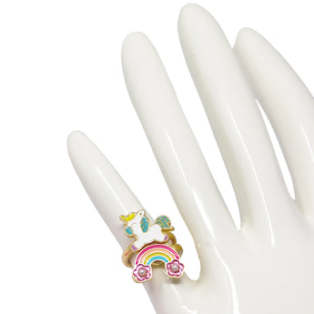 Fidget Rainbow Fantasy Sparkle Ring - with 8 designs