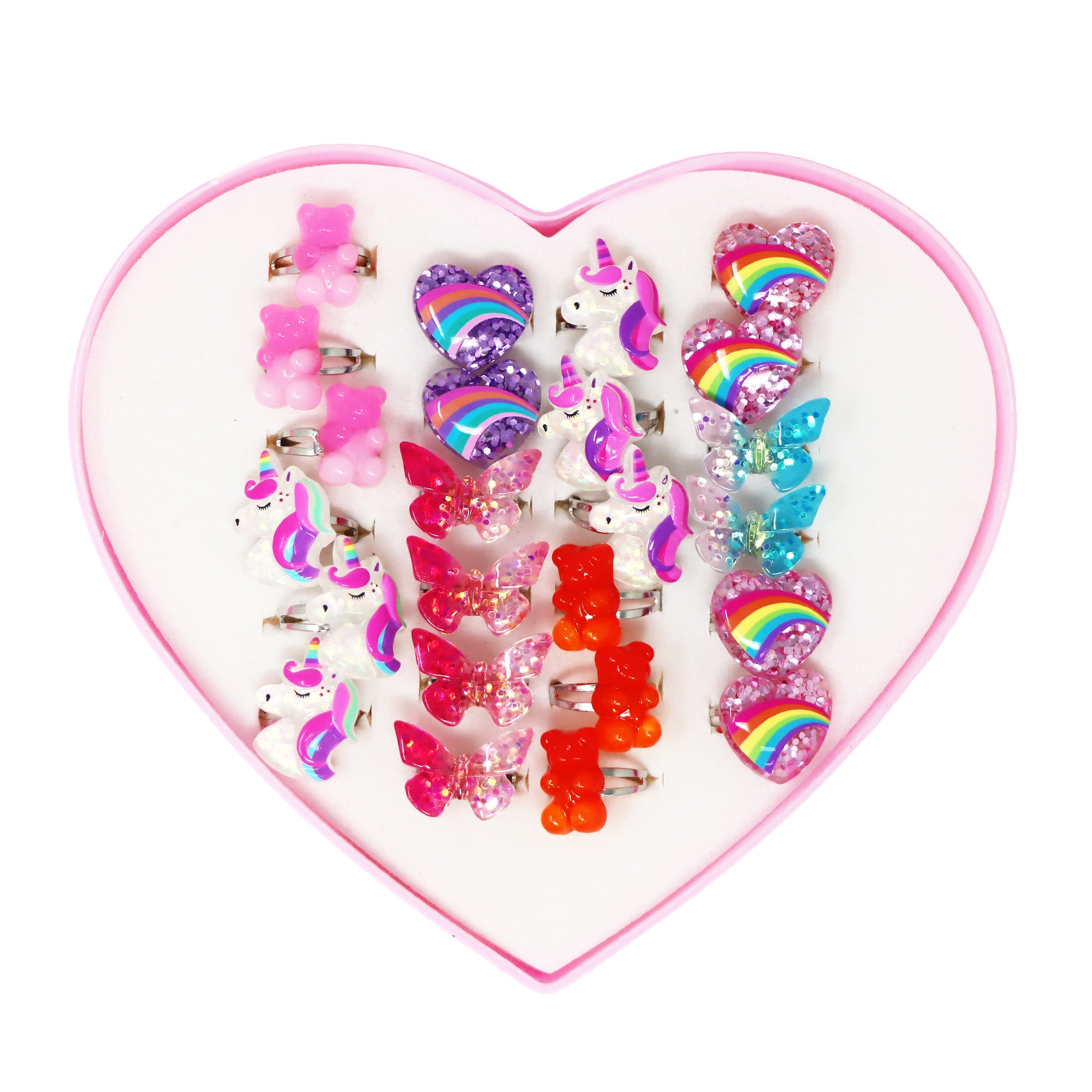 Sparkly Girls Rings - Pink Poppy Australia