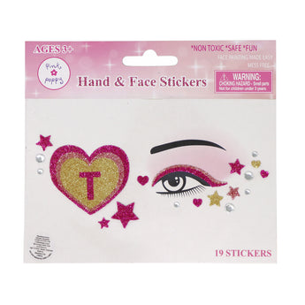 Romantics Lover Hand & Face Sticker - Pink Poppy Australia