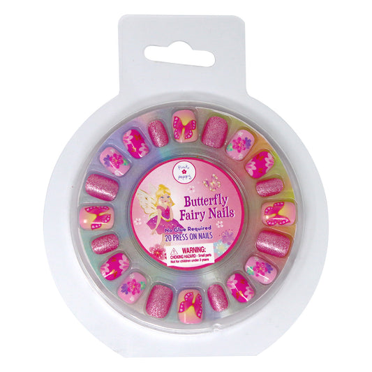 Fairy Butterfly Friends Press On Nails - Pink Poppy Australia