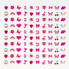 Dreamland Scented Nail Stickers - Pink Poppy Australia
