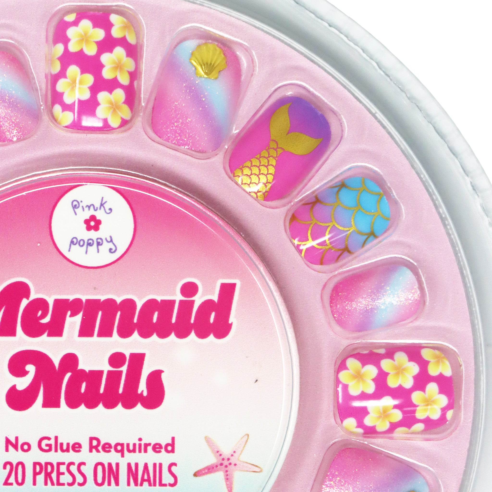 Mermazing Mermaid 3D Press On Nails - Pink Poppy Australia