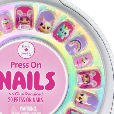 Sparkle Pop Press on Nails - Pink Poppy Australia