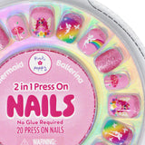 Fairy Magic Press On Nails - Pink Poppy Australia