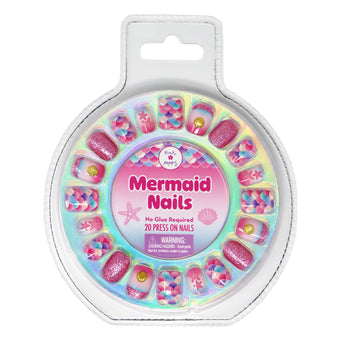 Mermaid Sparkle 3D Press On Nails - Pink Poppy Australia