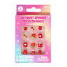 3D Fidget Spinner Press On Nails - Strawberry - Pink Poppy Australia