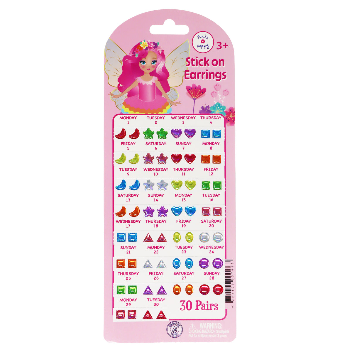 30 Pairs Fairy Magic Stick On Earrings – Pink Poppy Australia