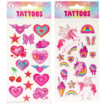 Unicorn Temporary Tattoos - Pink Poppy Australia