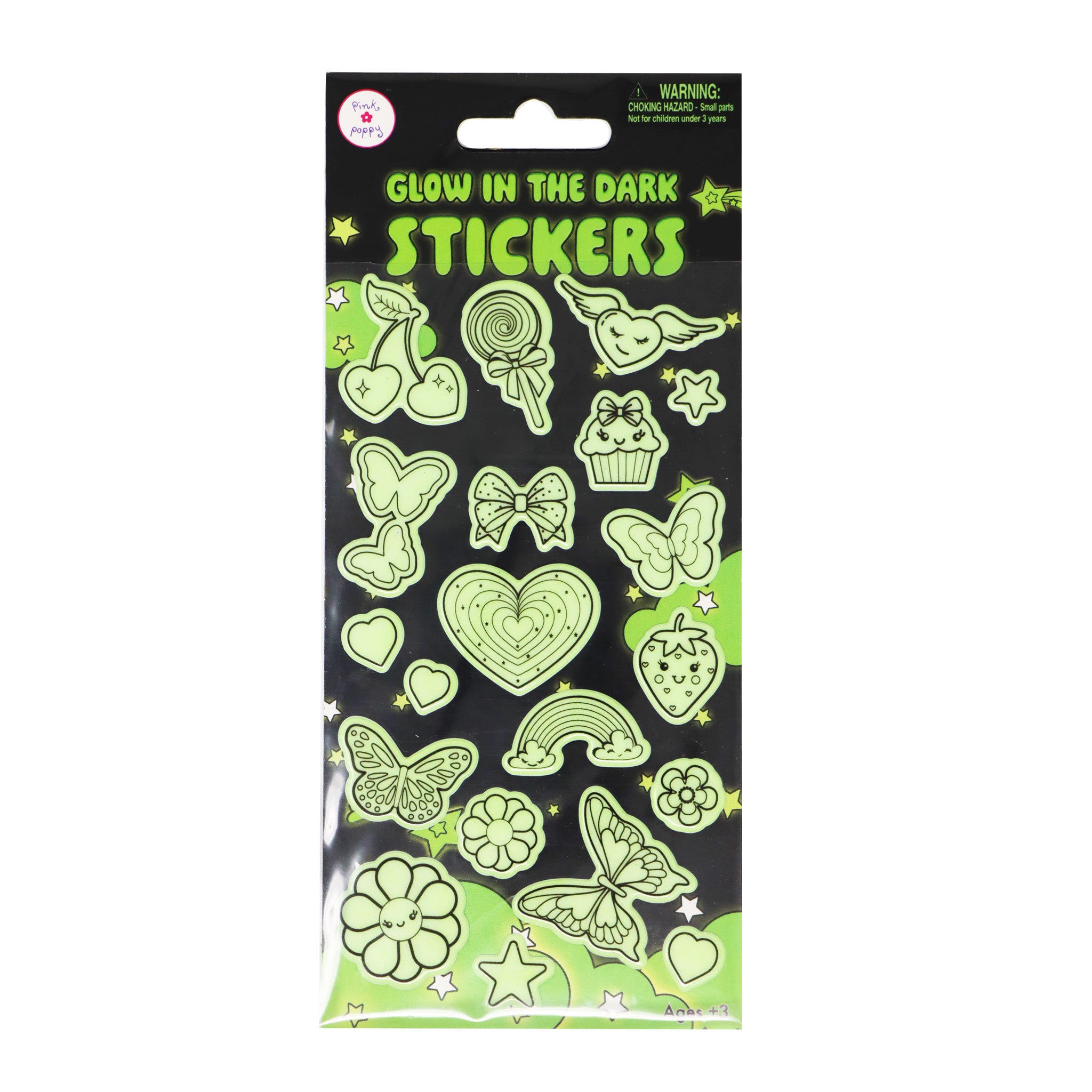 Glow in the dark stickers - Pink Poppy Australia