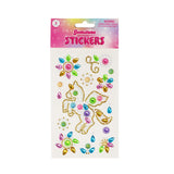 Gemstone Unicorn Stickers - Pink Poppy Australia