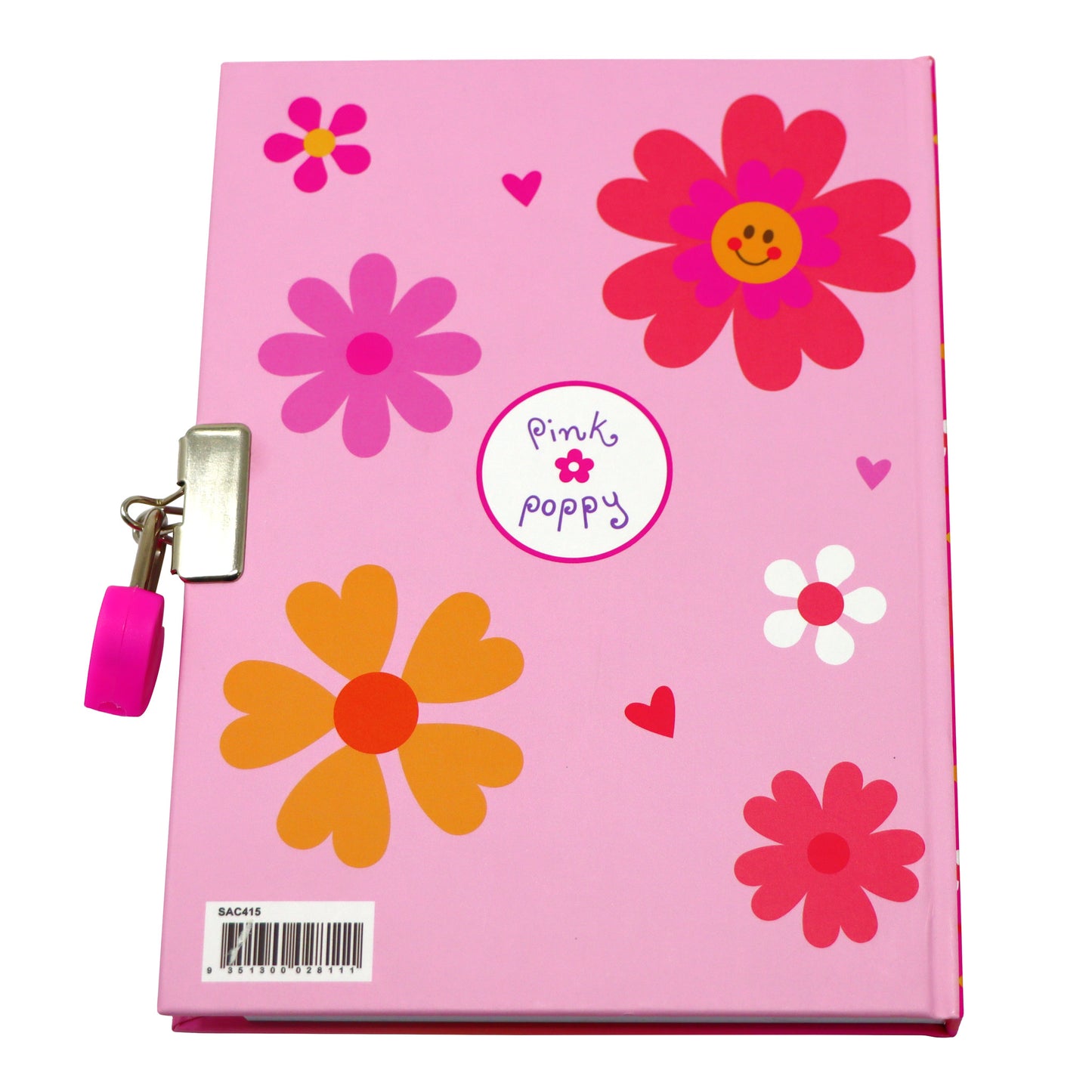 Vibrant Vacation Strawberry Scented Lockable Diary - Pink Poppy Australia