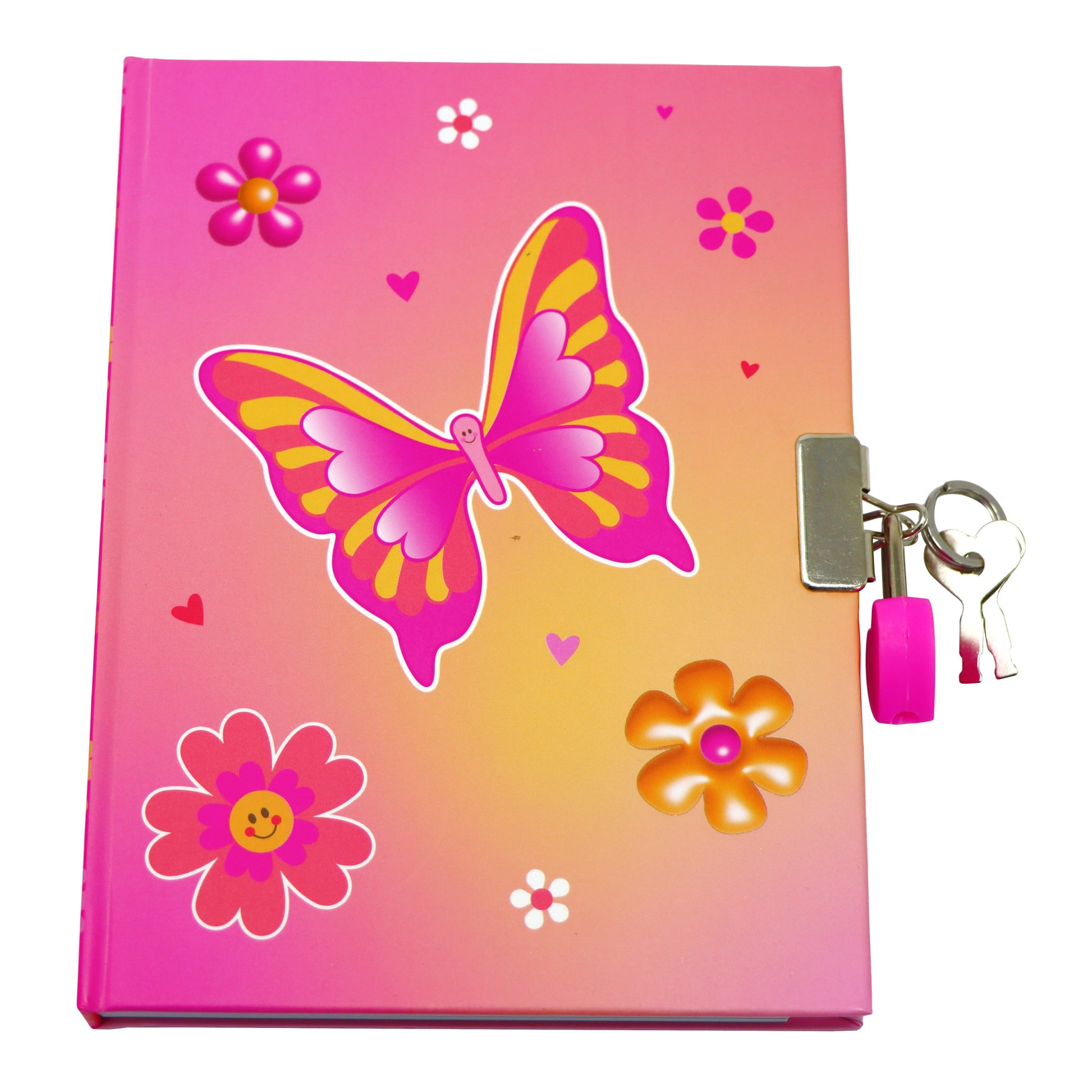 Vibrant Vacation Strawberry Scented Lockable Diary - Pink Poppy Australia