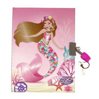 Enchanted Mermaid Lockable Notebook - Pink Poppy Australia