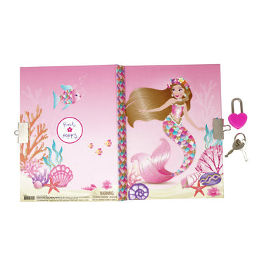 Enchanted Mermaid Lockable Notebook - Pink Poppy Australia