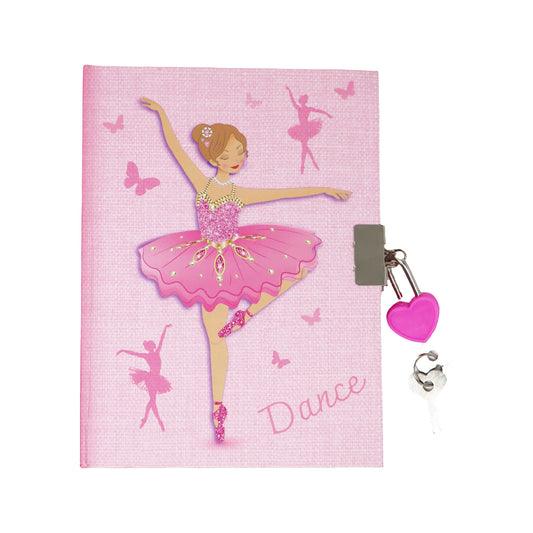 Bejewelled Ballerina Scented Lockable Diary