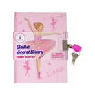 Bejewelled Ballerina Scented Lockable Diary - Pink Poppy Australia