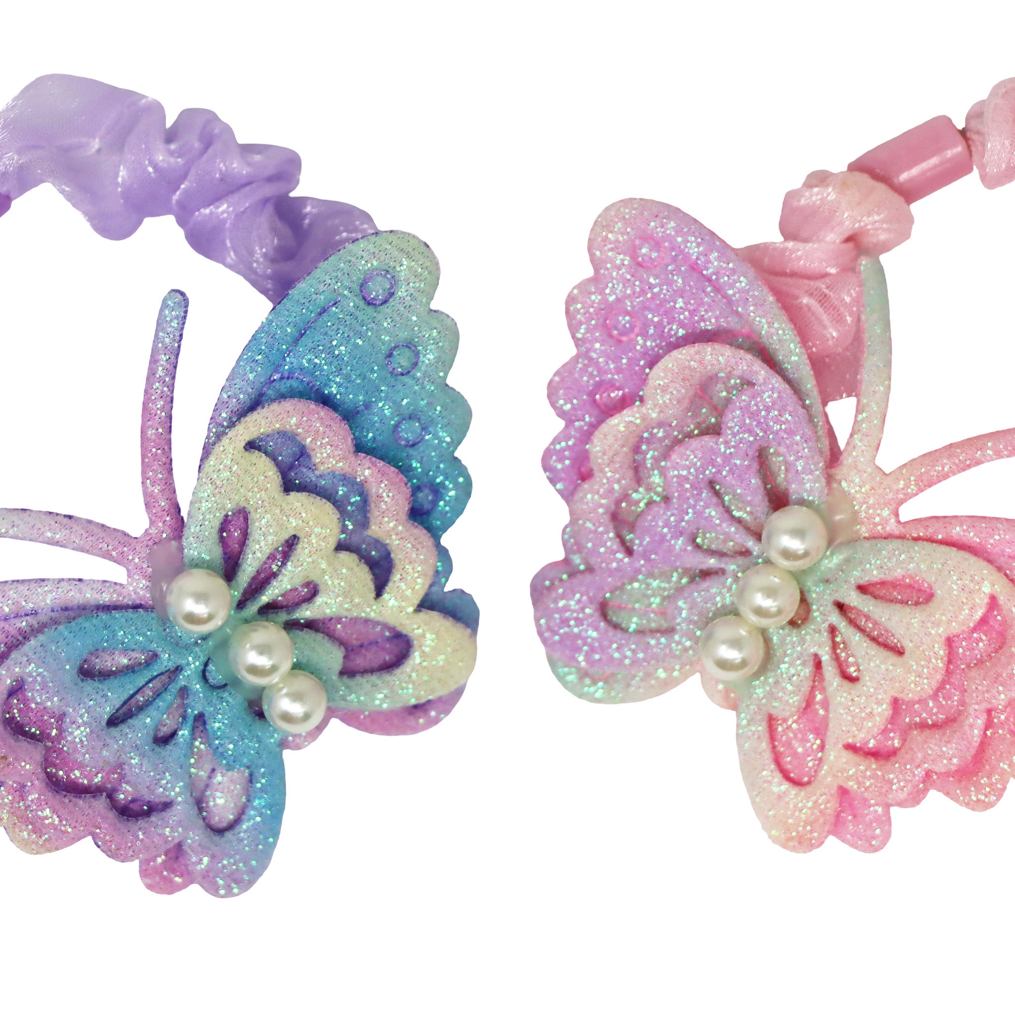 Rainbow Butterfly Scrunchie - Pink Poppy Australia