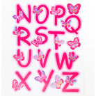 Rainbow Butterfly Alphabet Wall Decals - Pink Poppy Australia