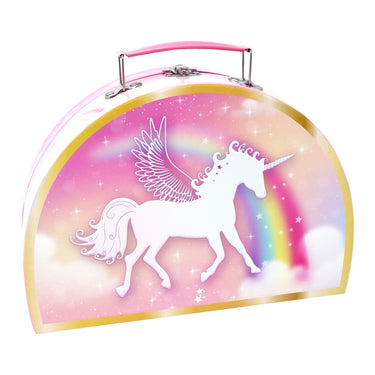 Unicorn Dreamer 9 Piece Tin Tea Set in Carry Case - Pink Poppy Australia