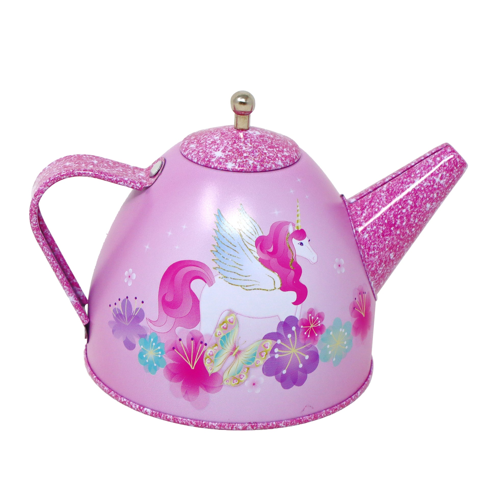 Unicorn Rainbow 15 Piece Tin Tea Set - Pink Poppy Australia