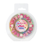3D Love Heart Press On Nails - Pink Poppy Australia
