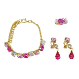 Gemstone Jewellery Set - Pink Poppy Australia
