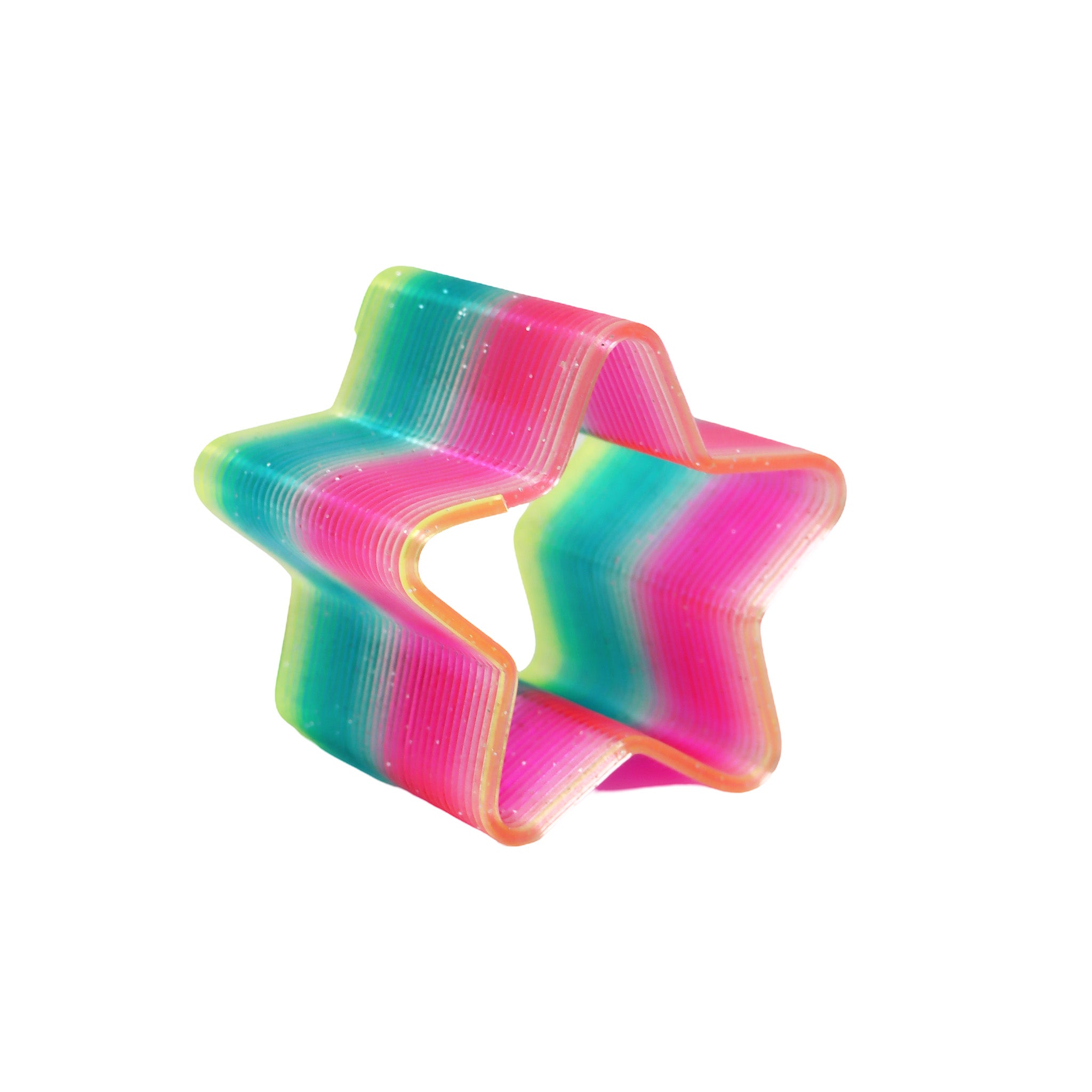 Shaped Rainbow Glitter Spring - Pink Poppy Australia