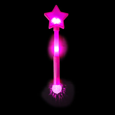 Magical Flashing Pink Star Light Up Wand - Pink Poppy Australia
