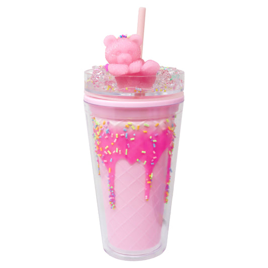 Gummy Bear Drinking Cup - Pink