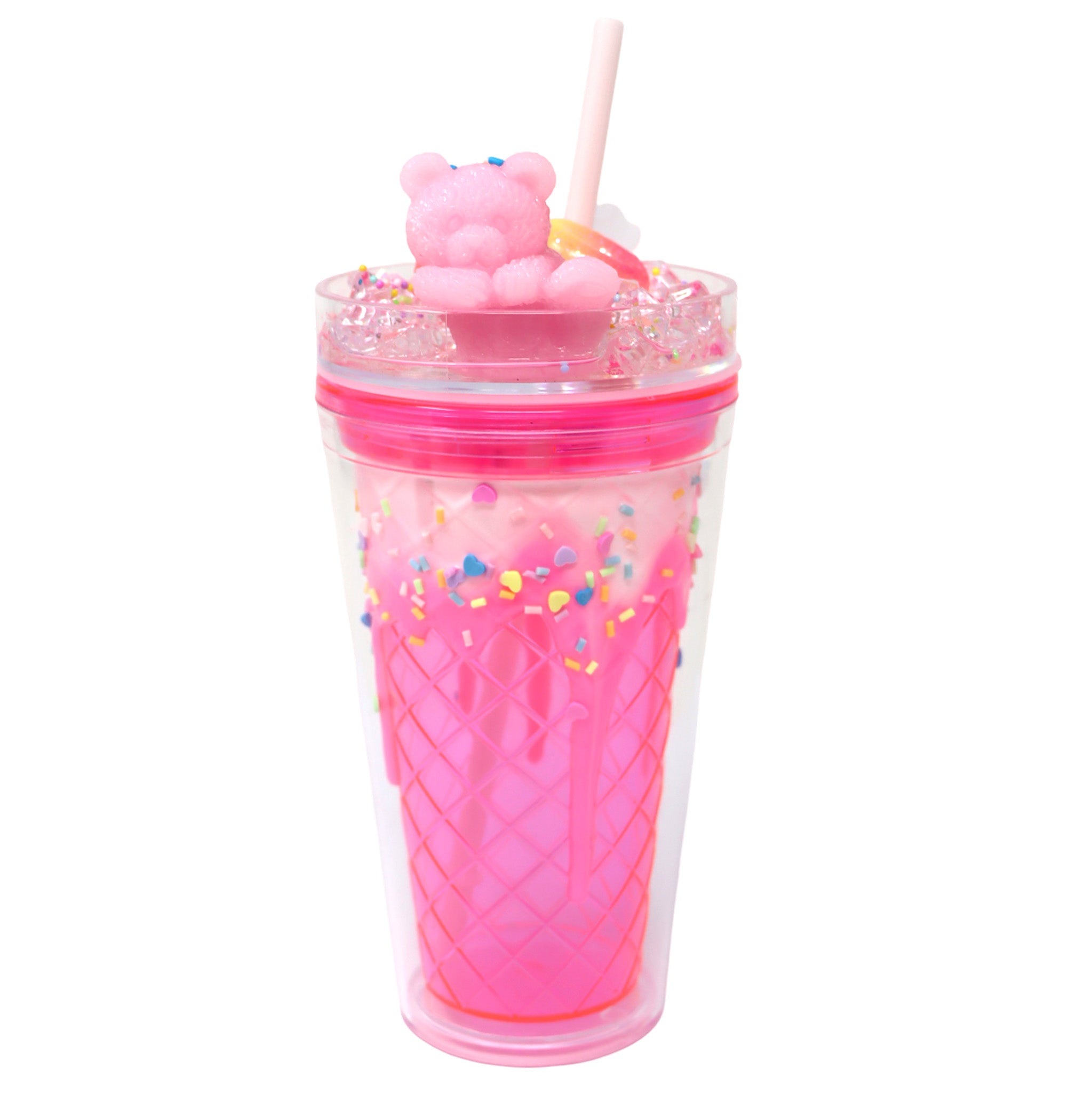 Gummy Bear Drinking Cup - Pink