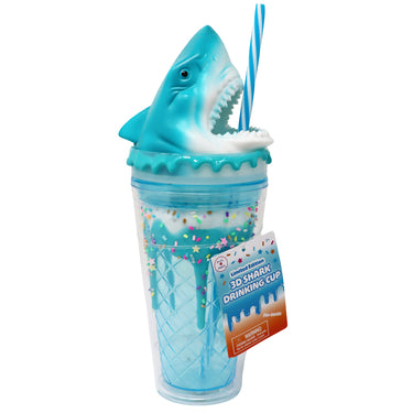 Shark Drinking Cup Blue - Pink Poppy Australia