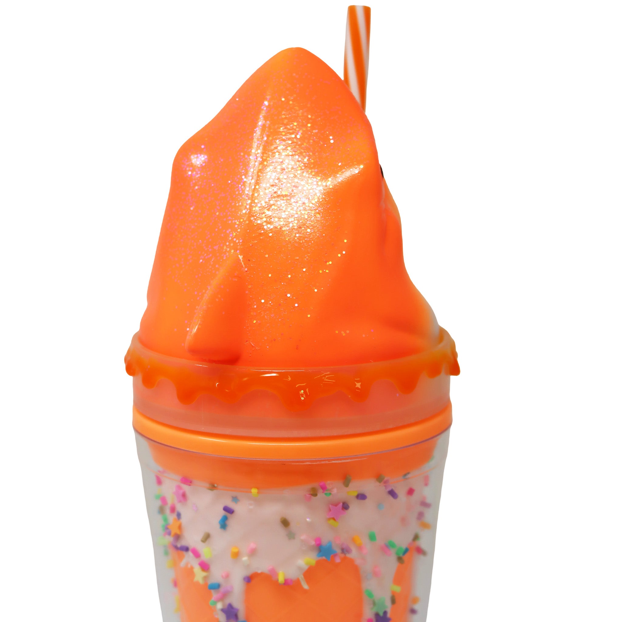 Shark Drinking Cup Orange - Pink Poppy Australia