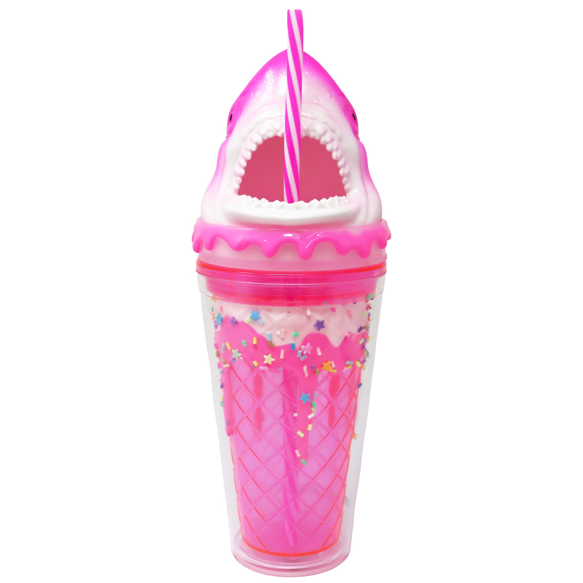 Shark Drinking Cup Pink - Pink Poppy Australia