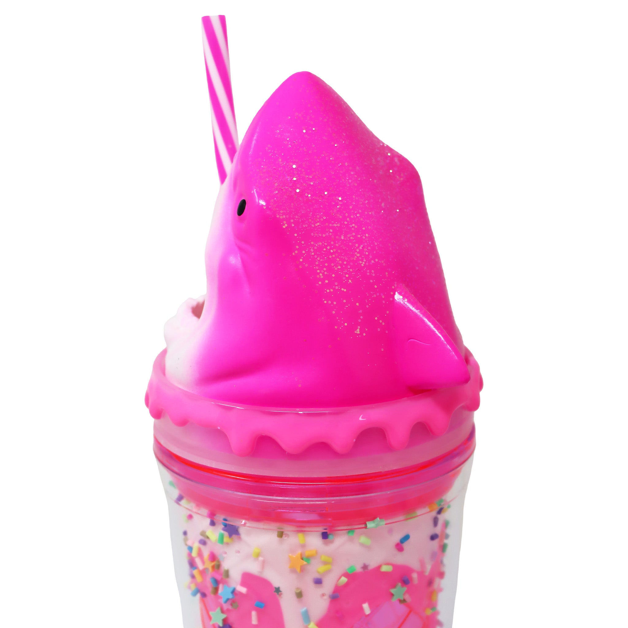 Shark Drinking Cup Pink - Pink Poppy Australia