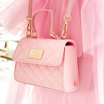 Claris: The Chicest Mouse In Paris™ Quilted Shoulder Handbag - Pink Poppy Australia