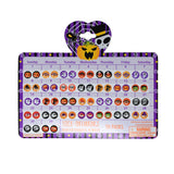 30 Day Halloween Stick On Earrings - Pink Poppy