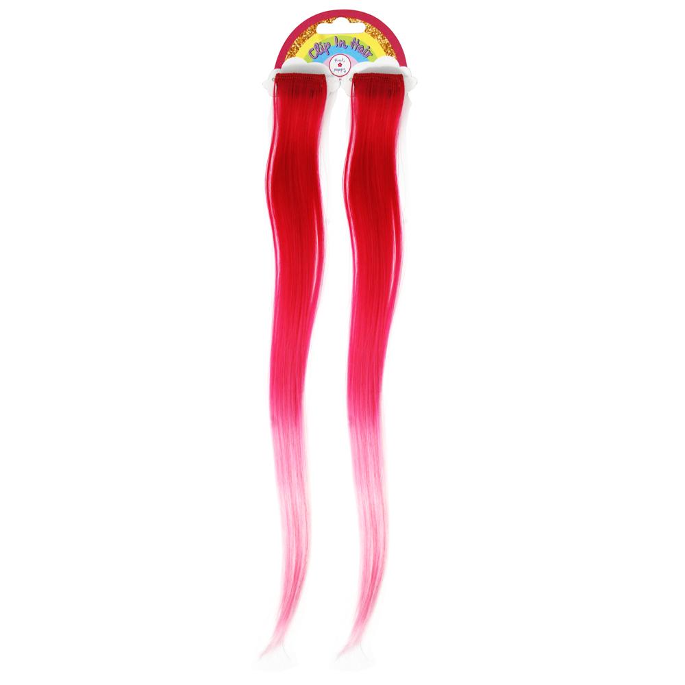 Clip In Hair-Cotton Candy Ombre - Pink Poppy