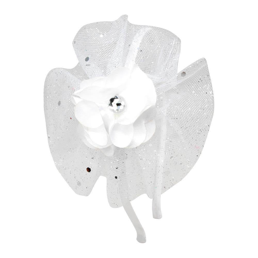Flower Tutu Headband - Pink Poppy