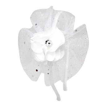 Flower Tutu Headband - Pink Poppy