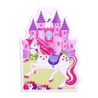 White Unicorn Gift Tag - Pink Poppy