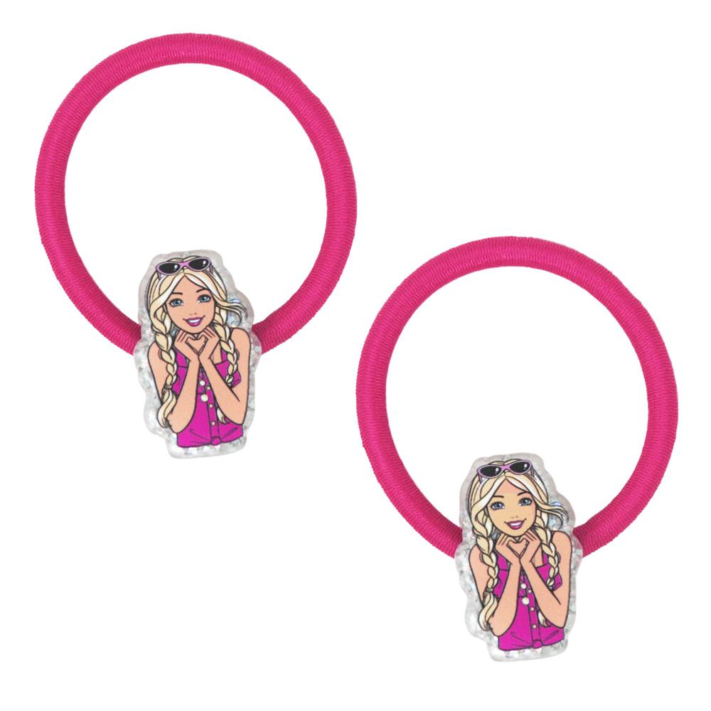 Barbie Hair Elastics - Pink Poppy