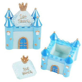 Mini 1St Tooth Chest-Blue - Pink Poppy