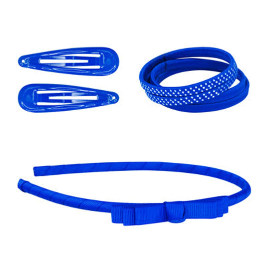 School Basics Hair Accessories Set - Blue - Pink Poppy Australia