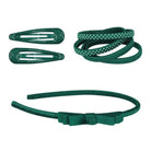 School Basics Hair Accessories Set - Green - Pink Poppy Australia