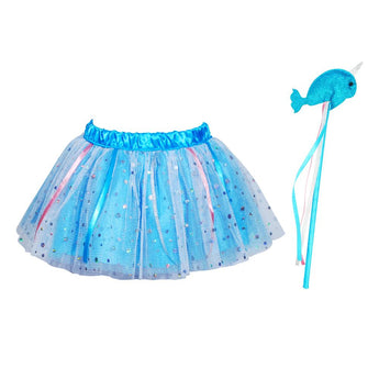 Wish Upon A Star Tutu & Wand Set - Pink Poppy