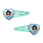 Jasmine Heart Gem Snapclips - Pink Poppy