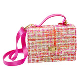Tweed Pink Handbag - Pink Poppy Australia